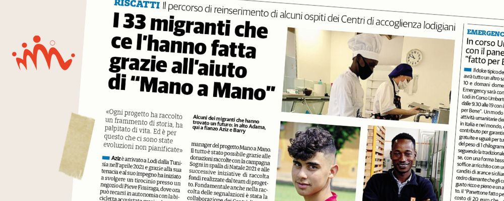 I 33 migranti che ce l’hanno fatta grazie all’aiuto di “Mano a Mano”