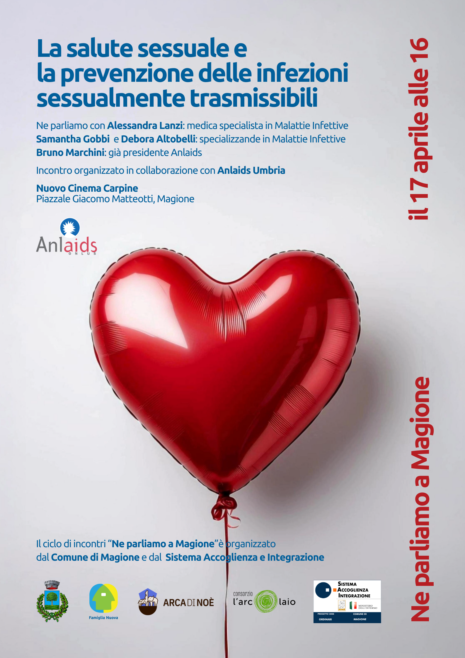 Ne parliamo a Magione. La salute sessuale e la prevenzione delle infezioni sessualmente trasmissibili